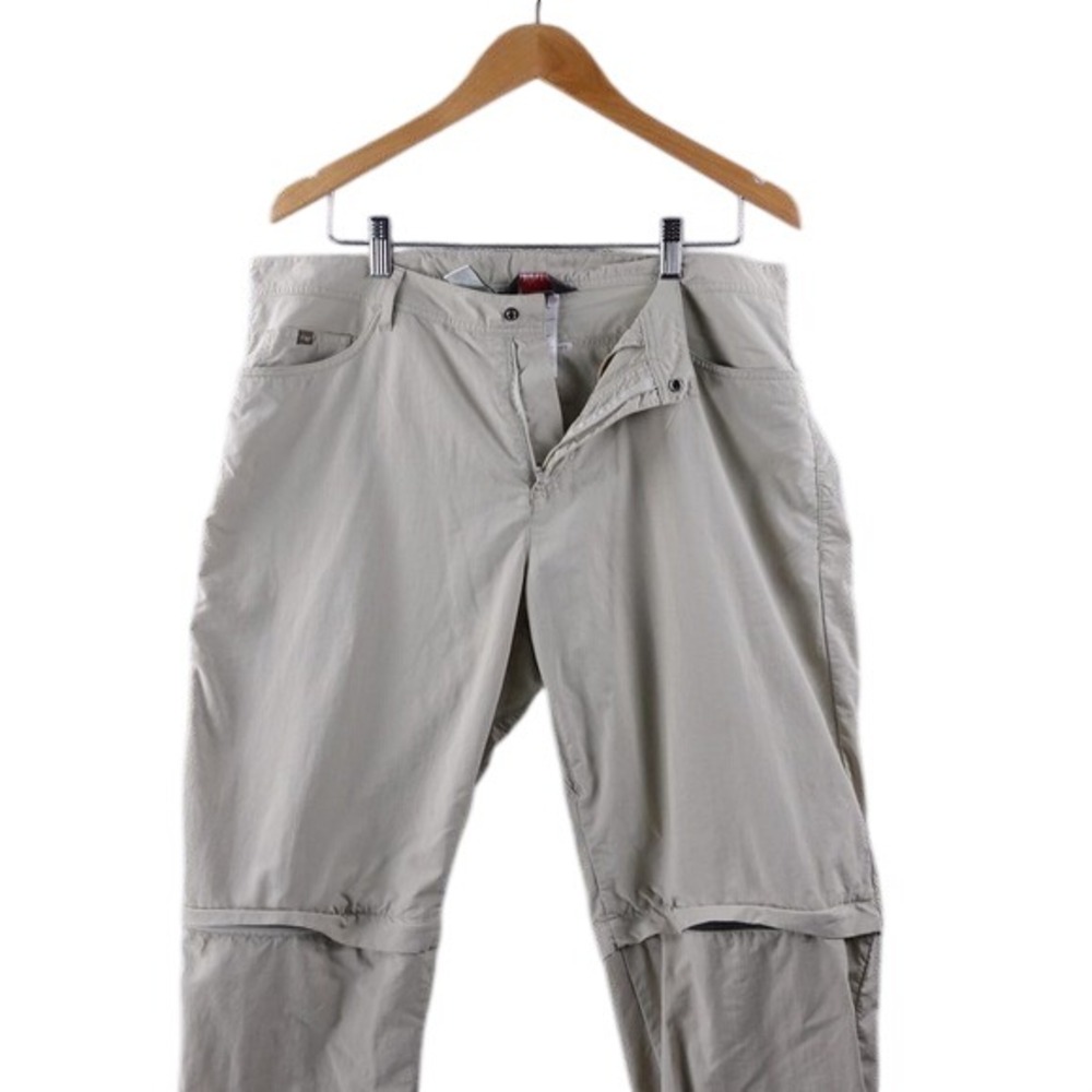 Outdoor Research‎ Mens 36 Convertible Zip Off Hiking Pants Khaki Insect Shield